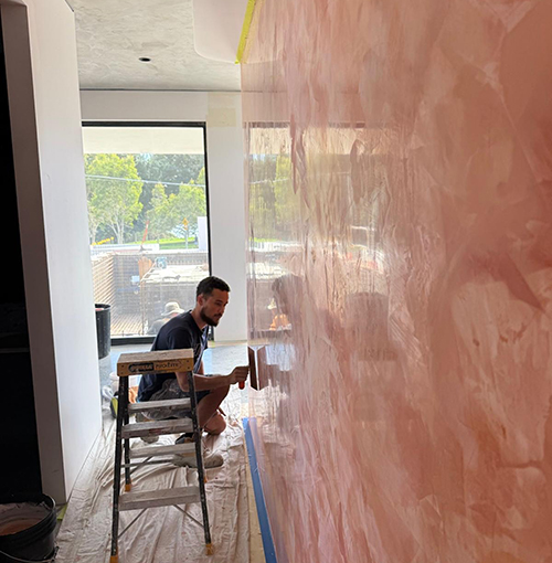 rendering venetian plaster